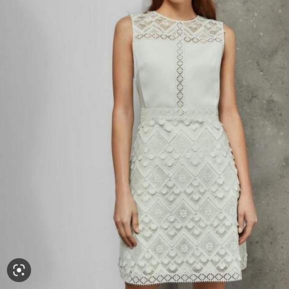 🍒NWT🍒 TED BAKER TEXTURED DRESS - Picture 2 of 8